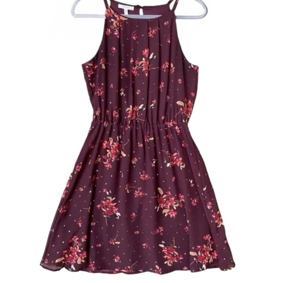 Maurice Women’s Medium Red Floral Dress - Picture 1 of 5